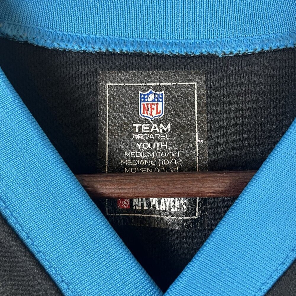 NFL Team Apparel Cam Newton Carolina Panthers Jersey Youth Size M (10-12) - Picture 5 of 6